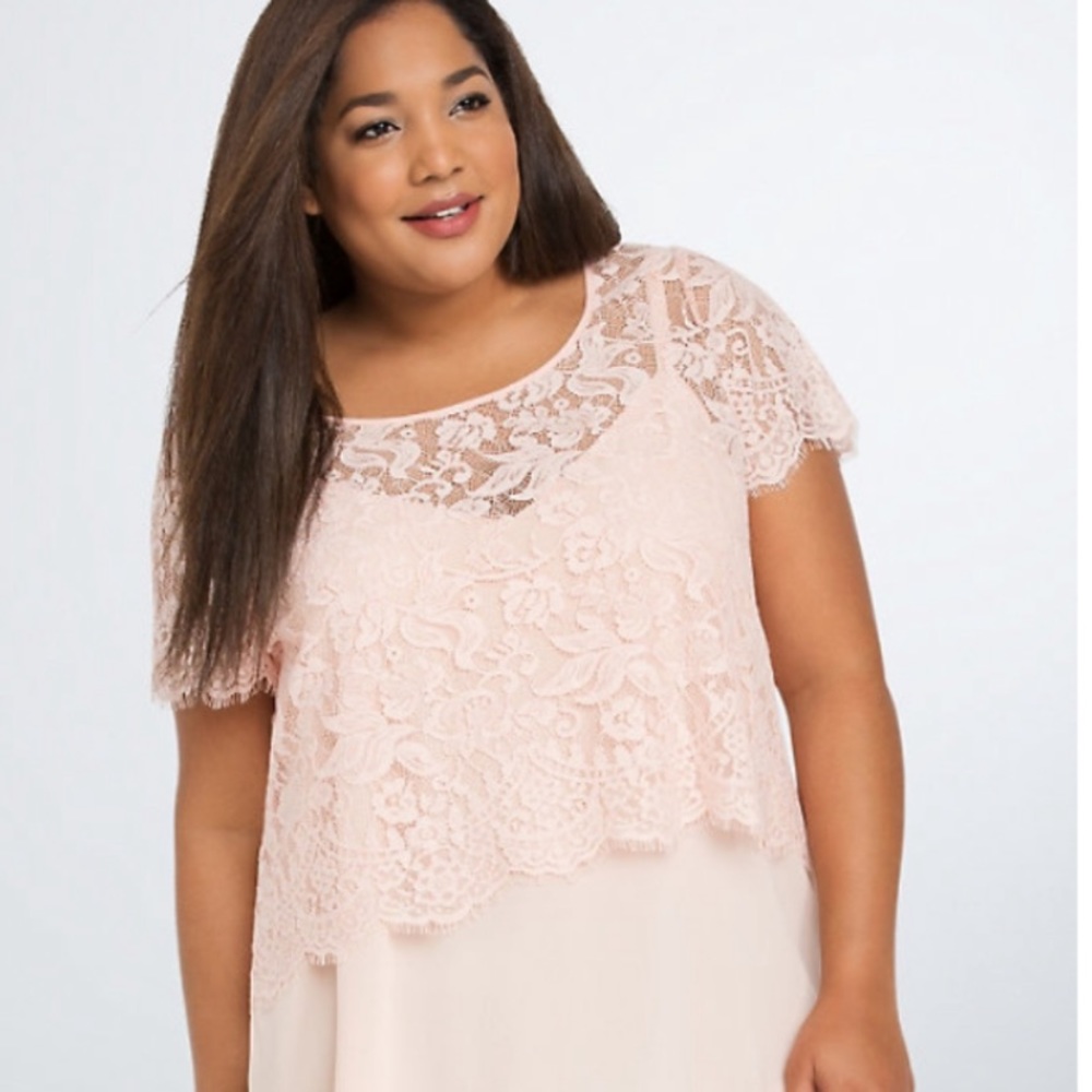 Lace crop top